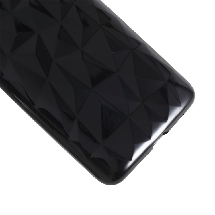 3D Diamond Grain Soft TPU Case for Xiaomi Mi 9 - Black-4