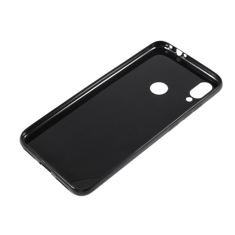 3D Grão De Diamante Macio TPU Caso Para Xiaomi Redmi Note 7 / Nota 7 Pro (índia) - Preto-2