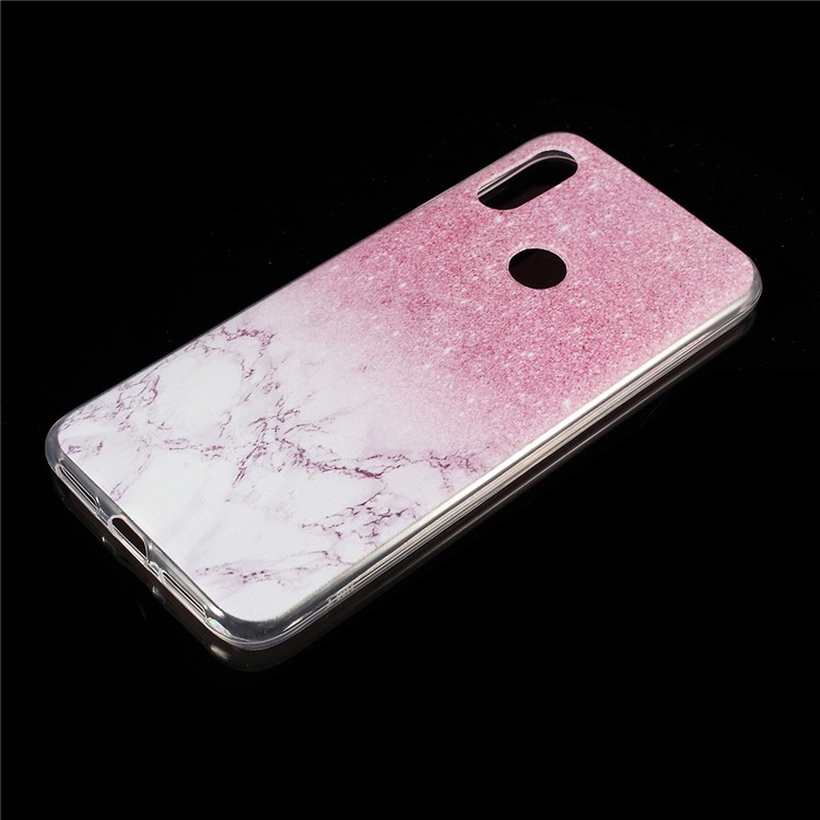 Pattern Printing TPU Soft Phone Shell Case for Xiaomi Redmi 7 / Redmi Y3 - Marble Texture-1