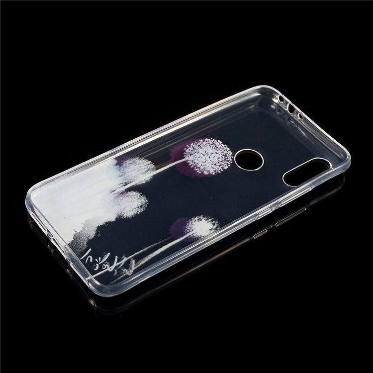 Pattern Printing TPU Soft Phone Shell Case for Xiaomi Redmi 7 / Redmi Y3 - Dandelion-3