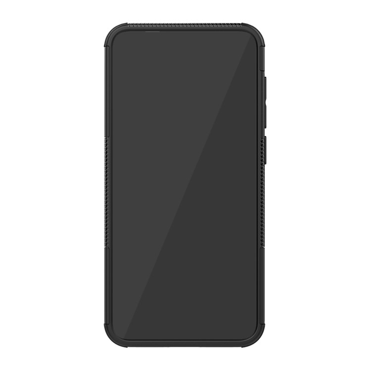 Anti-slip PC + TPU Hybrid Case with Kickstand for Xiaomi Mi 9 SE - Black-3