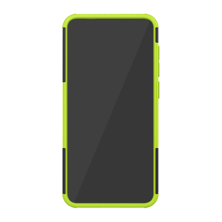 Anti-slip PC + TPU Hybrid Case with Kickstand for Xiaomi Mi 9 SE - Green-3
