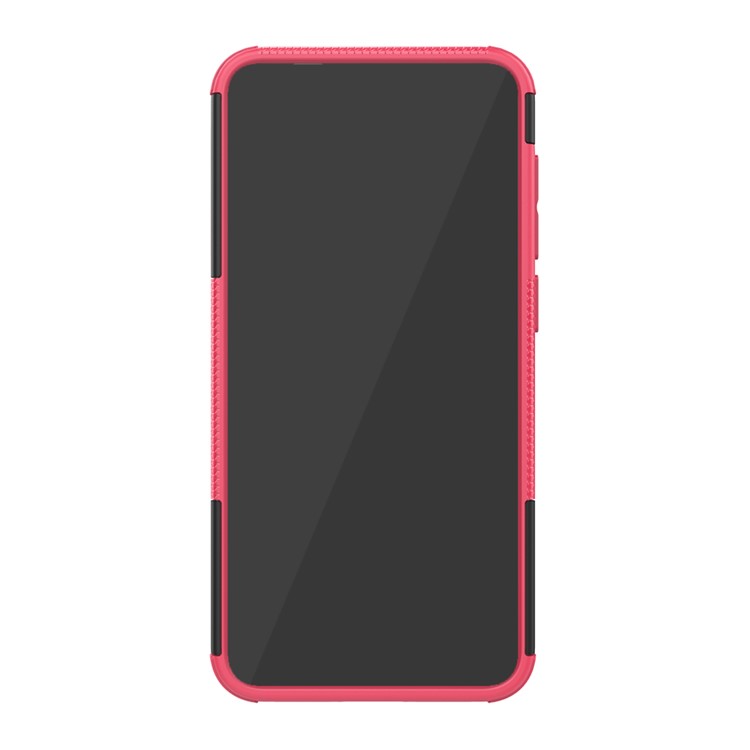 Anti-slip PC + TPU Hybrid Case with Kickstand for Xiaomi Mi 9 SE - Rose-3