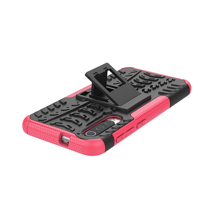 Anti-slip PC + TPU Hybrid Case with Kickstand for Xiaomi Mi 9 SE - Rose-6