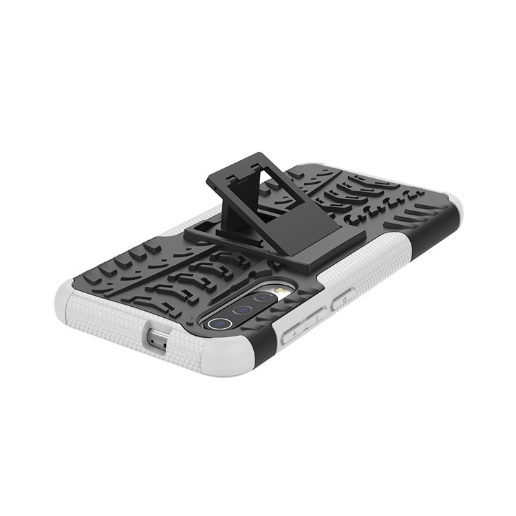 Anti-slip PC + TPU Hybrid Case with Kickstand for Xiaomi Mi 9 SE - White-6