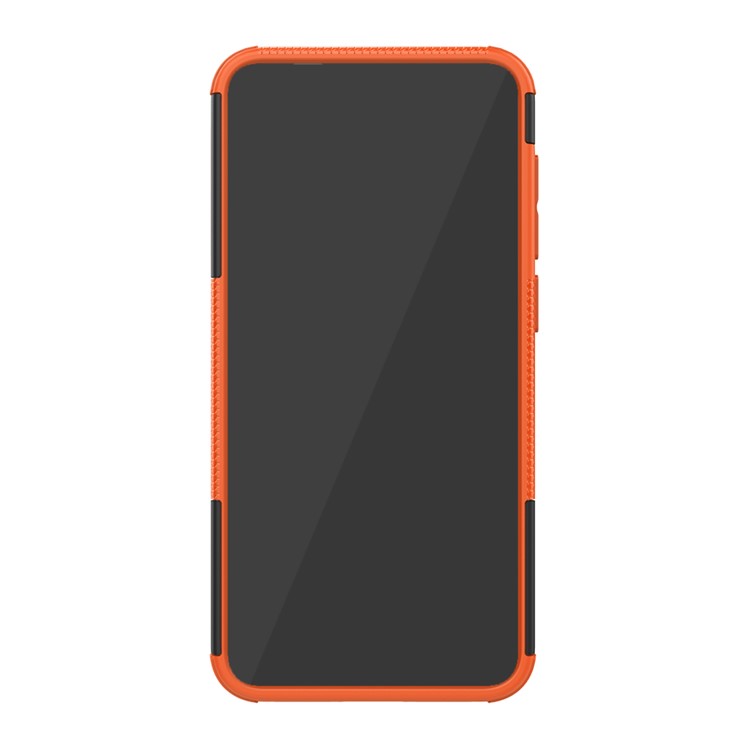 Anti-slip PC + TPU Hybrid Case with Kickstand for Xiaomi Mi 9 SE - Orange-3