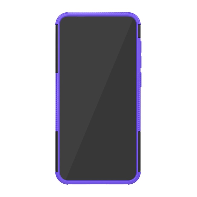 Anti-slip PC + TPU Hybrid Case with Kickstand for Xiaomi Mi 9 SE - Purple-3