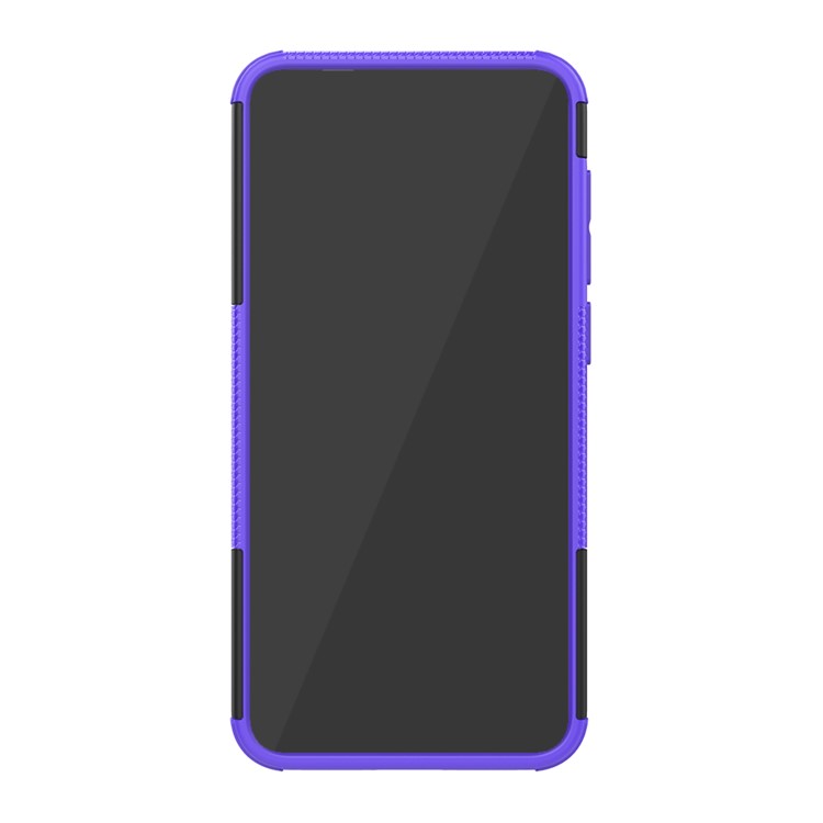 Anti-slip PC + TPU Hybrid Case Con Kickstand Para Xiaomi Mi 9 SE - Violeta-3