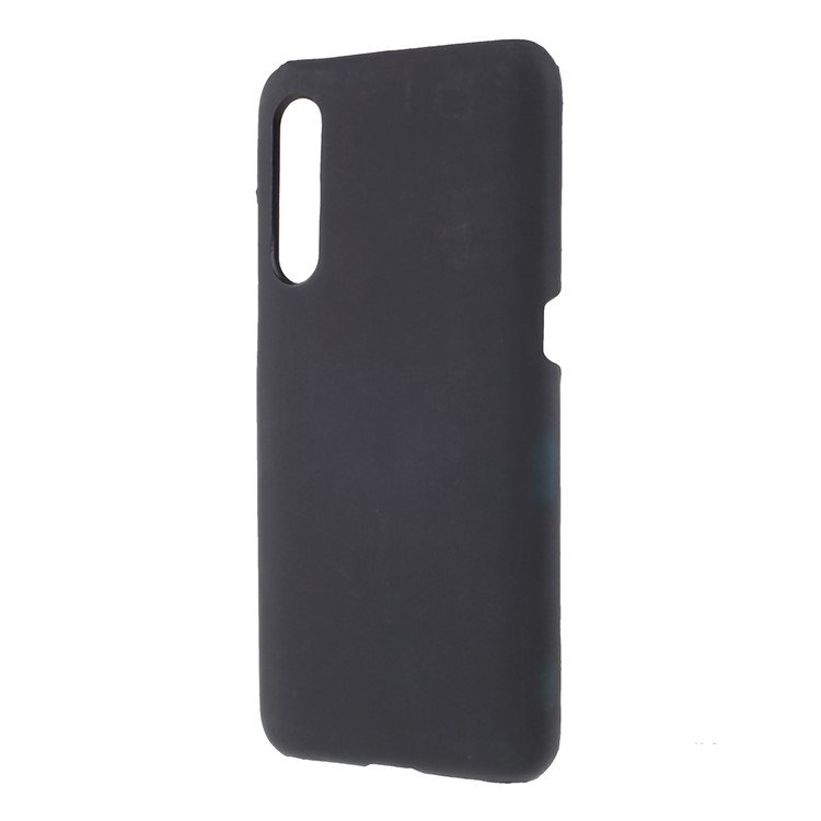 Thermal Induction Fluorescent Color Changing PU Leather Coated PC Back Shell for Xiaomi Mi 9 - Black / Blue-3