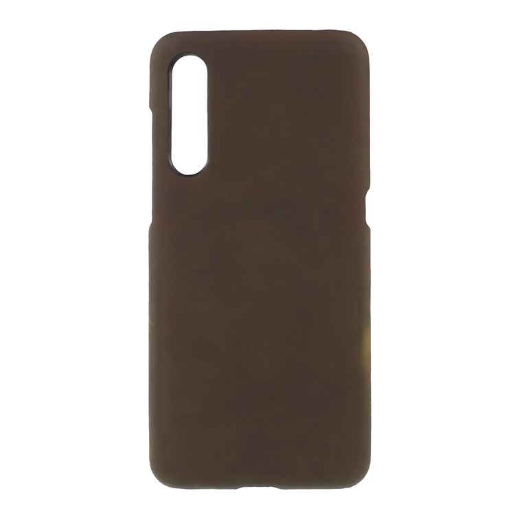 Thermal Induction Fluorescent Color Changing PU Leather Coated PC Back Shell for Xiaomi Mi 9 - Black / Green-2