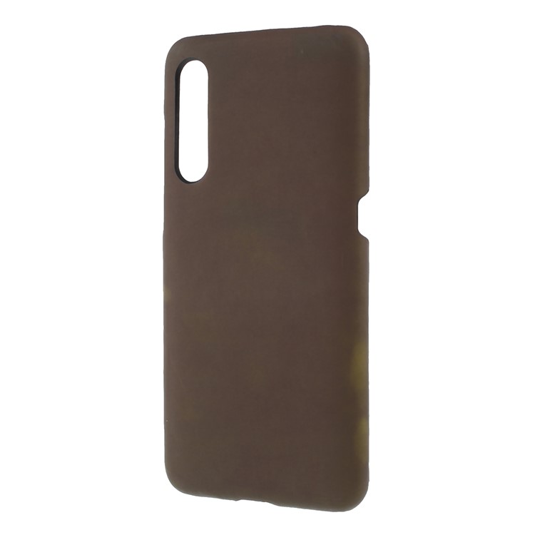 Thermal Induction Fluorescent Color Changing PU Leather Coated PC Back Shell for Xiaomi Mi 9 - Black / Green-3