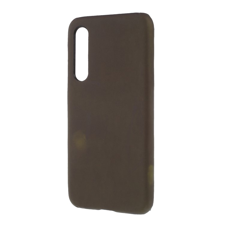 Thermal Induction Fluorescent Color Changing PU Leather Coated PC Back Case for Xiaomi Mi 9 SE - Black / Green-3