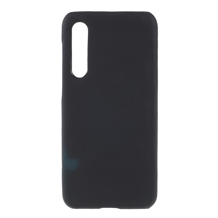 Thermal Induction Fluorescent Color Changing PU Leather Coated PC Back Case for Xiaomi Mi 9 SE - Black / Blue-2