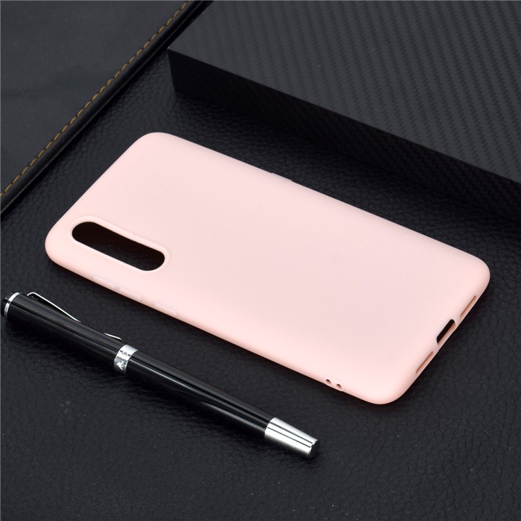 Matte TPU Soft Protective Phone Cover Shell for Xiaomi Mi 9 - Pink-2