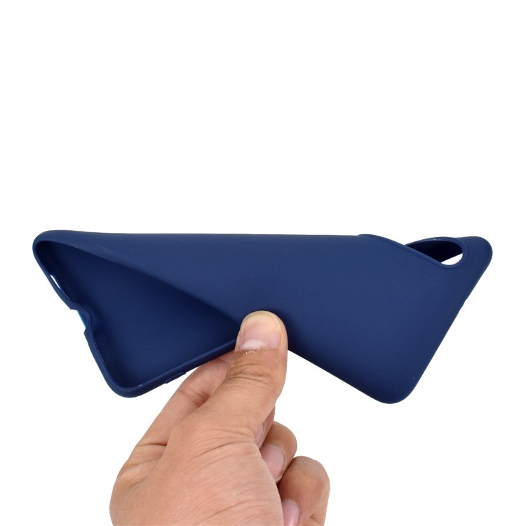 Matte TPU Soft Protective Phone Cover Shell for Xiaomi Mi 9 - Dark Blue-6