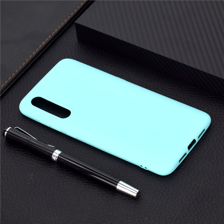 Matte TPU Soft Protective Phone Cover Shell for Xiaomi Mi 9 - Cyan-2