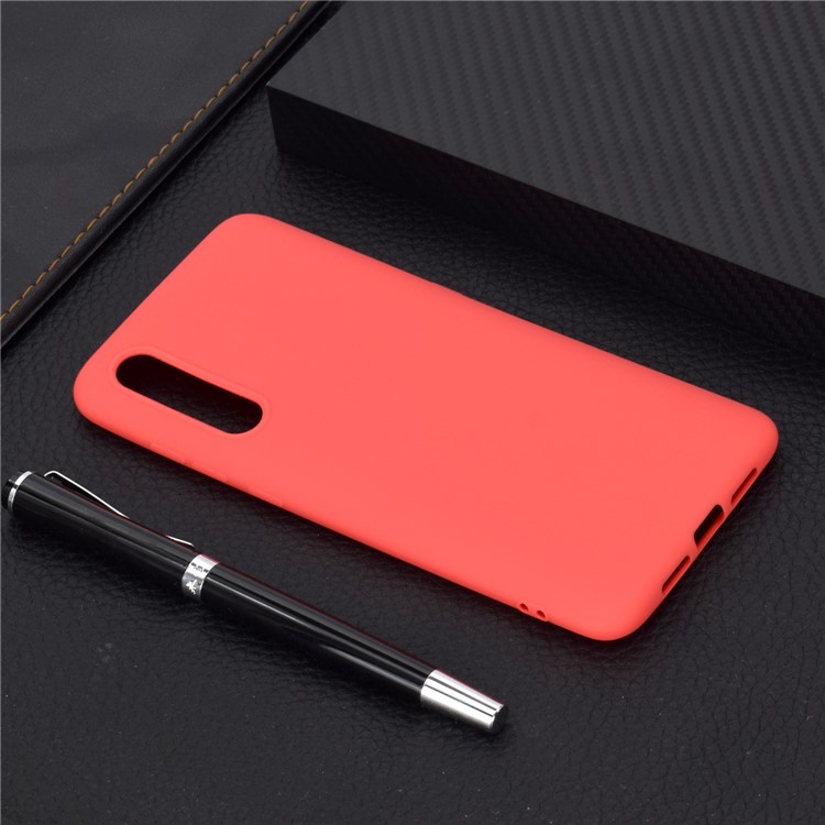 Matte TPU Soft Protective Phone Cover Shell for Xiaomi Mi 9 - Red-2