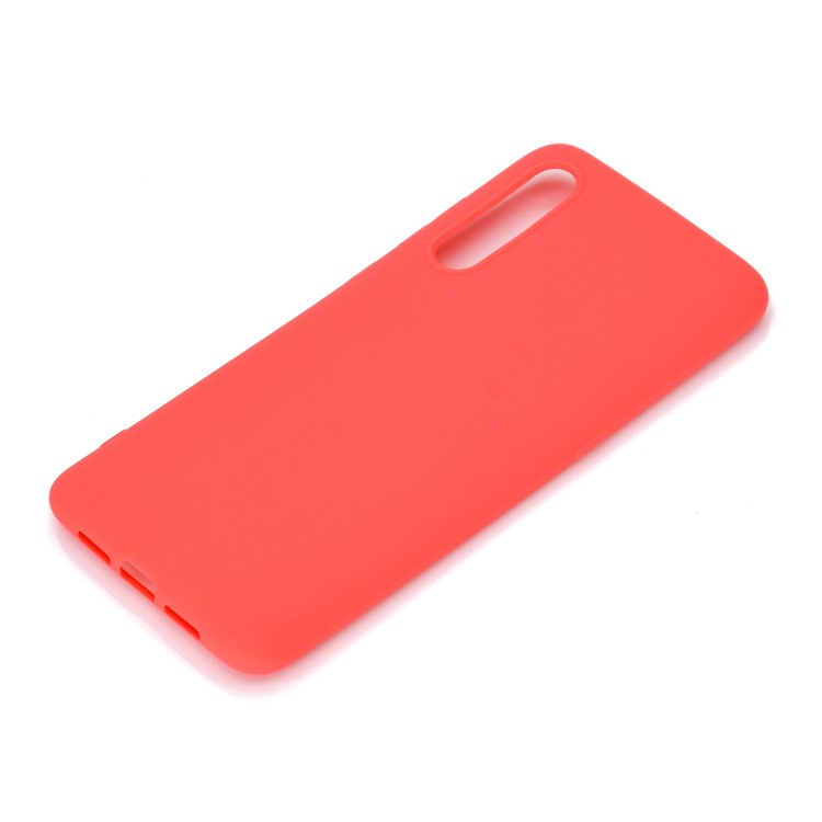 Matte TPU Soft Protective Phone Cover Shell for Xiaomi Mi 9 - Red-4