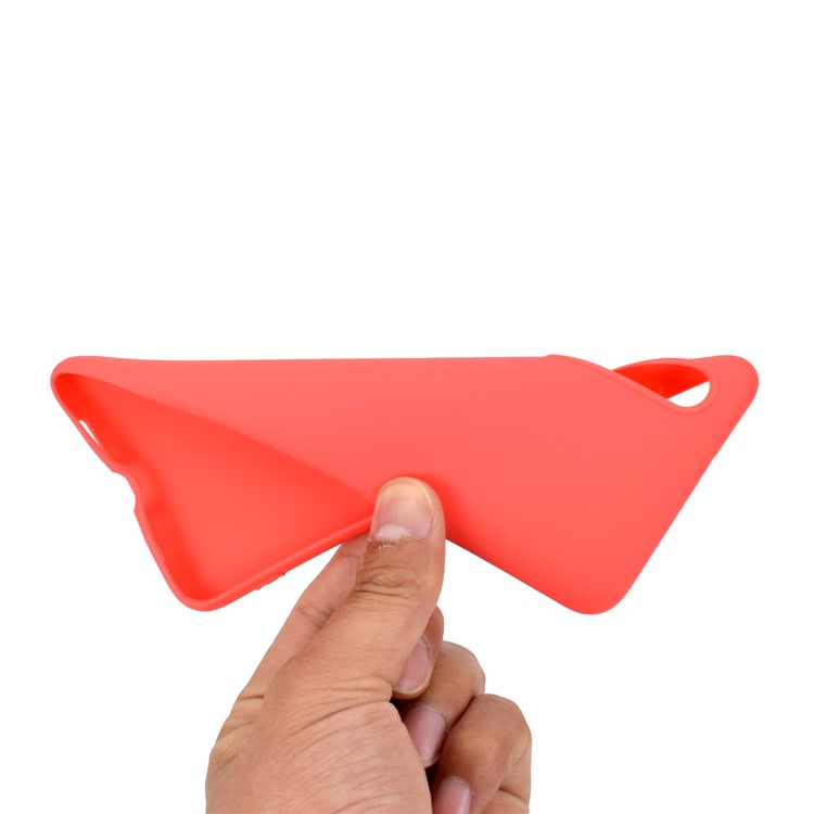 Matte TPU Soft Protective Phone Cover Shell for Xiaomi Mi 9 - Red-6