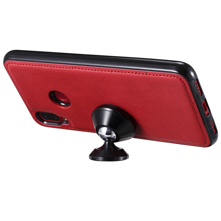Magnetic Detachable 2-in-1 Wallet Leather Stand Case for Xiaomi Redmi Note 7S / Note 7 / Note 7 Pro (India) - Red-8