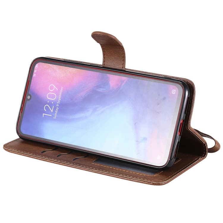Magnetic Detachable 2-in-1 Wallet Leather Stand Case for Xiaomi Redmi Note 7S / Note 7 / Note 7 Pro (India) - Brown-7
