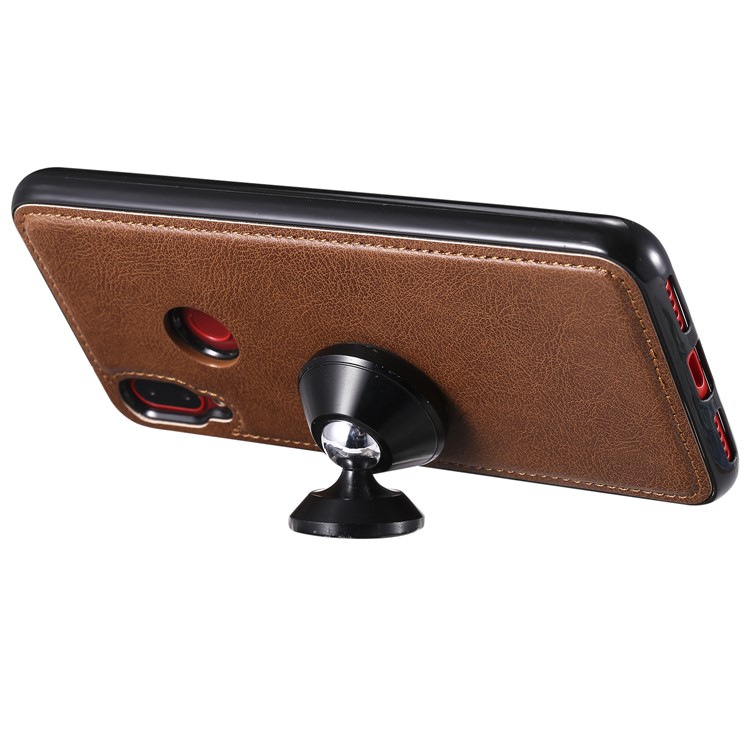 Magnetic Detachable 2-in-1 Wallet Leather Stand Case for Xiaomi Redmi Note 7S / Note 7 / Note 7 Pro (India) - Brown-8