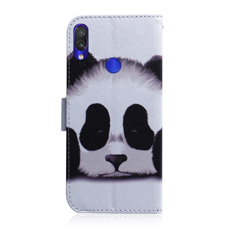 Pattern Printing Wallet Leather Cell Phone Case for Xiaomi Redmi Note 7S / Note 7 - Panda-3