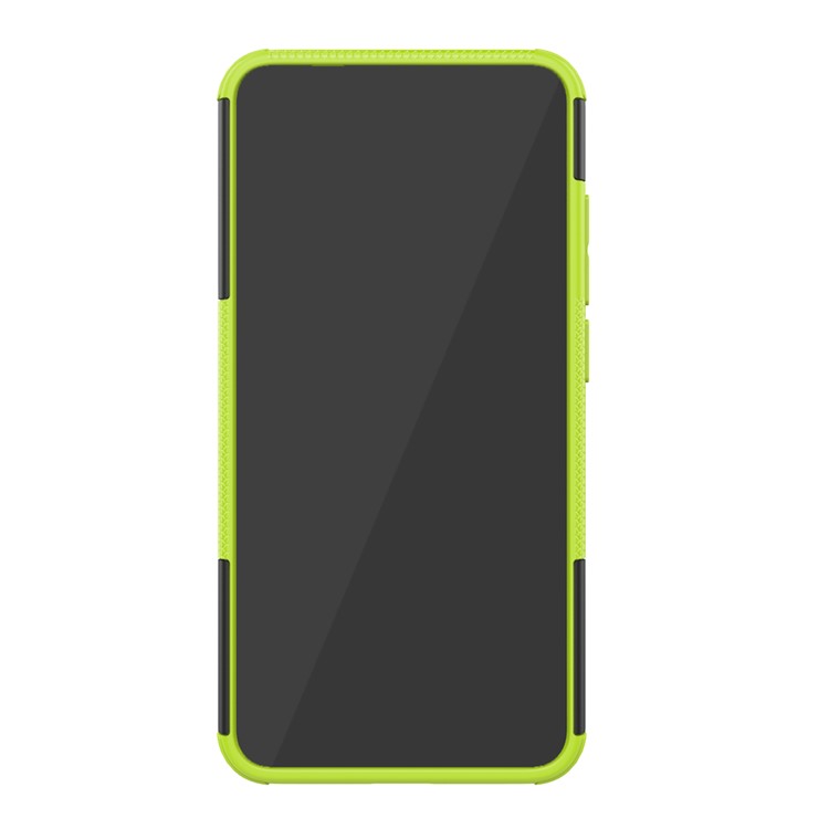 Anti-slip PC + TPU Hybrid Case with Kickstand for Xiaomi Mi 8 Lite / Mi 8 Youth (Mi 8X) - Green-4