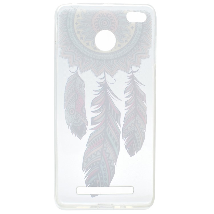 Pattern Printing Soft TPU Case Cover for Xiaomi Redmi 3s - Tribal Dreamcatcher-4