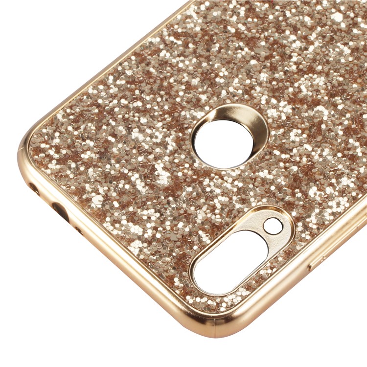 Glittery PC+TPU Protective Mobile Phone Case for Xiaomi Redmi Note 7S / Note 7 / Note 7 Pro (India) - Gold-6