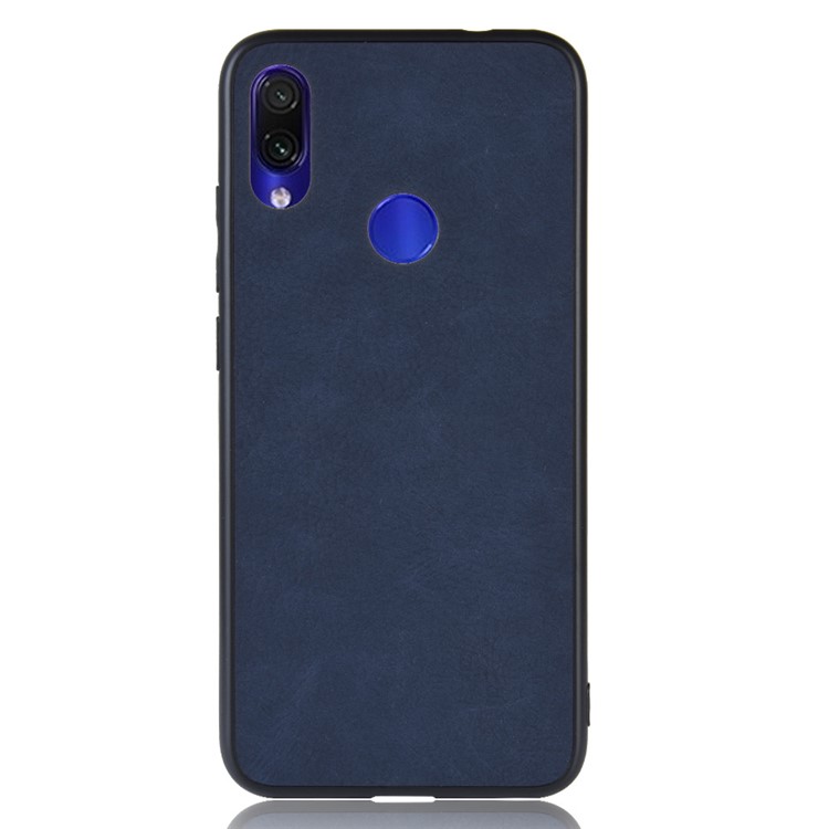 PU Leather Coated TPU Cell Phone Case for Xiaomi Redmi Note 7S / Note 7/7 Pro - Blue-2