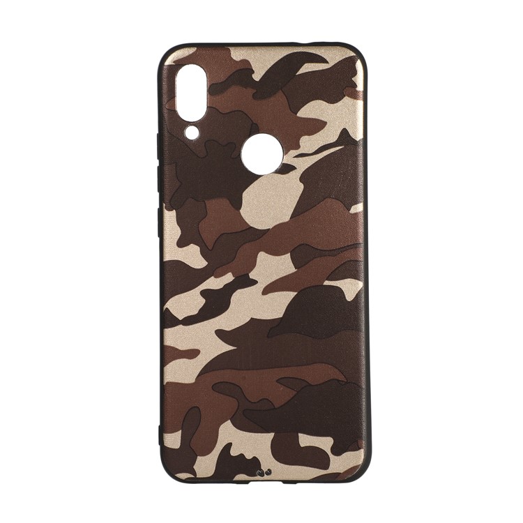 Camouflage Pattern TPU Case for Xiaomi Redmi Note 7S / Note 7 / Note 7 Pro (India) - Brown-2