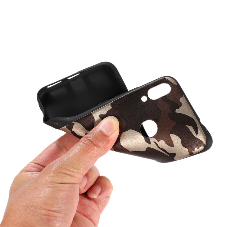 Camouflage Pattern TPU Case for Xiaomi Redmi Note 7S / Note 7 / Note 7 Pro (India) - Brown-4