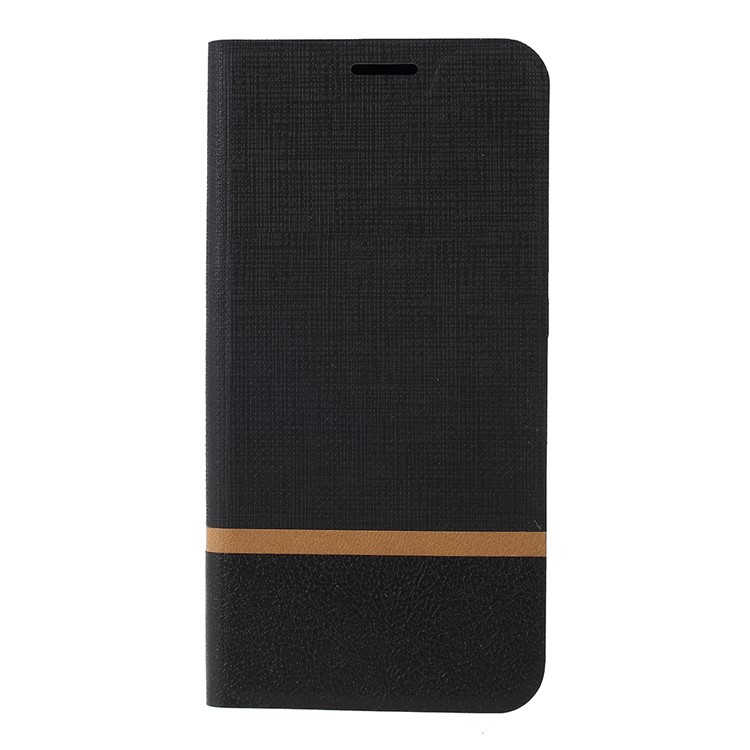 Cross Pattern Leather Card Holder Phone Cover (Built-in Steel Sheet) for Xiaomi Redmi 7 - Black-3