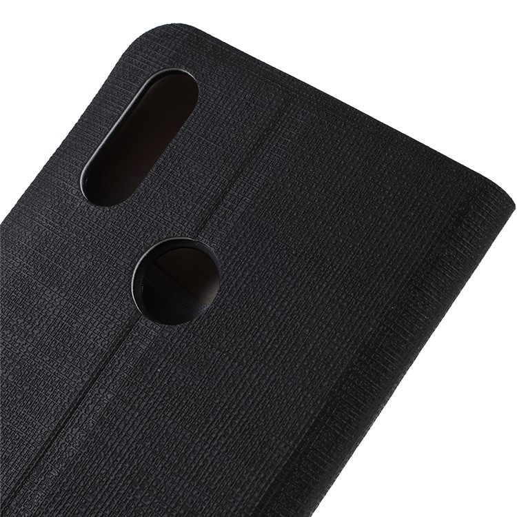 Cross Pattern Leather Card Holder Phone Cover (Built-in Steel Sheet) for Xiaomi Redmi 7 - Black-5