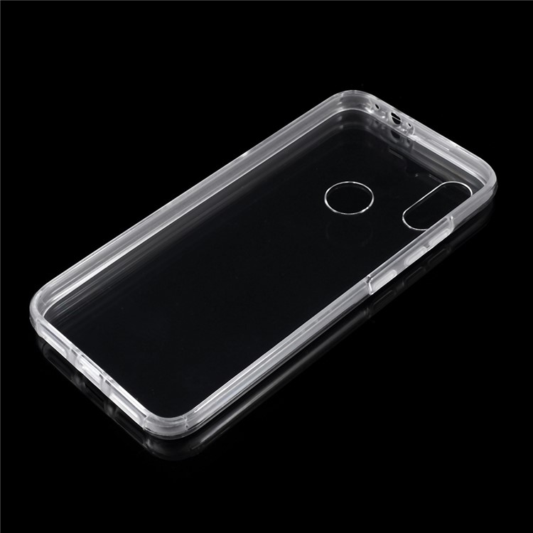 Detachable 2-in-1 Transparent PC+TPU Full Protection Phone Case Cover for Xiaomi Redmi 7-2