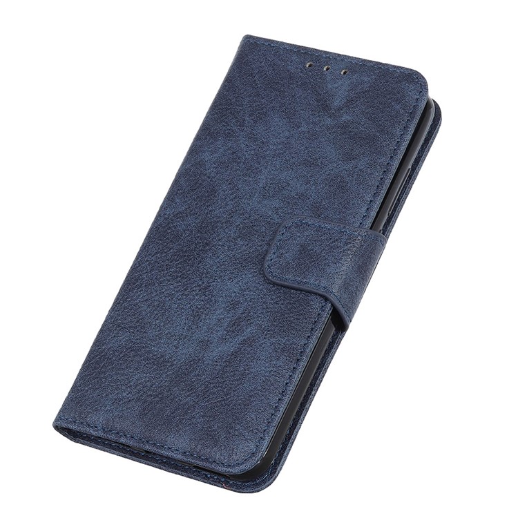 Litchi Skin Leather Wallet Case for Xiaomi Redmi 7 / Redmi Y3 - Blue-4