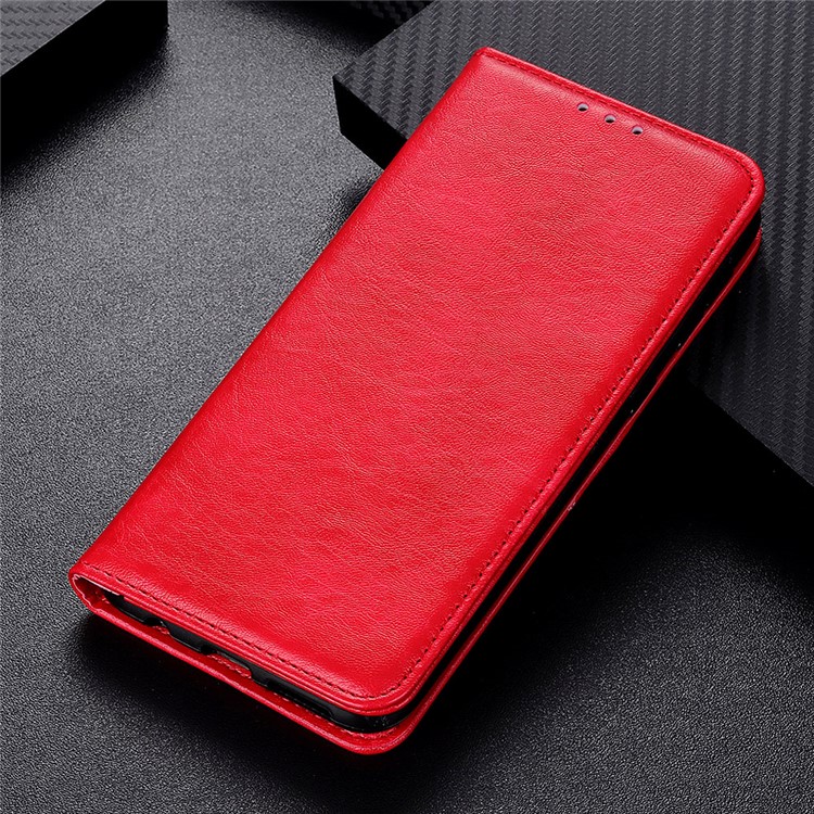 Auto-absorbed Crazy Horse Texture PU Leather Case for Xiaomi Black Shark 2 - Red-7