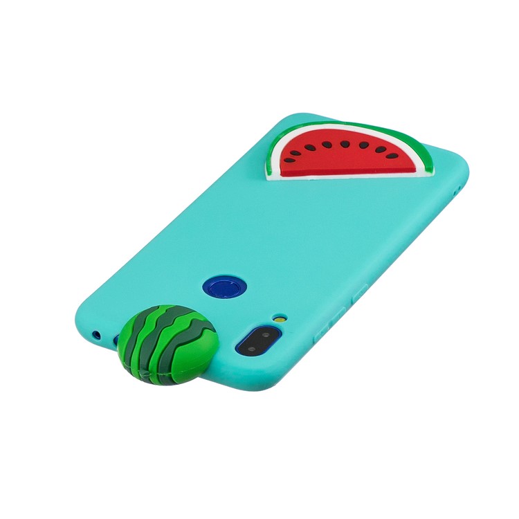 3D Pattern TPU Gel Protective Case for Xiaomi Redmi Note 7/Redmi Note 7 Pro (India) - Watermelon-5