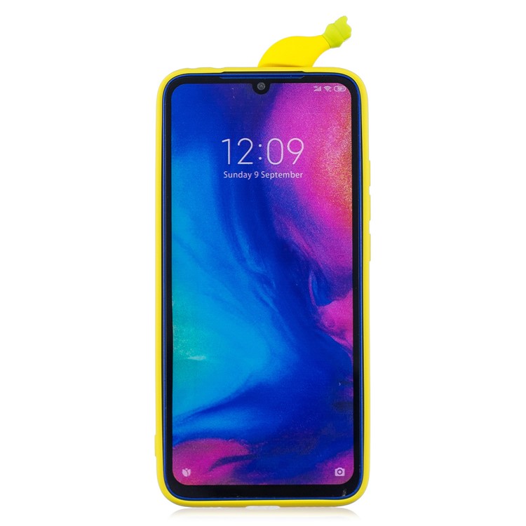 3D Pattern TPU Gel Protective Case for Xiaomi Redmi Note 7S / Note 7 / Note 7 Pro - Banana-3