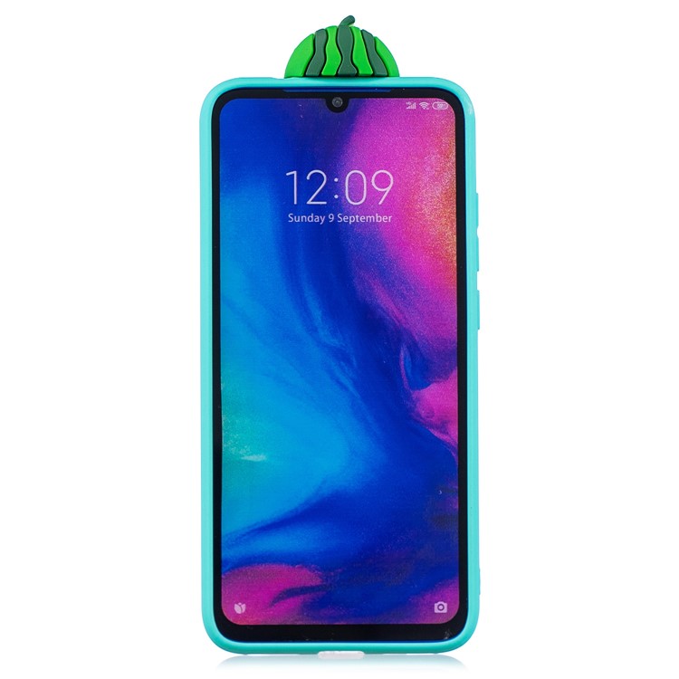 Coque De Protection En Gel TPU Motif 3D Pour Xiaomi Redmi 7 - Pastèque-3