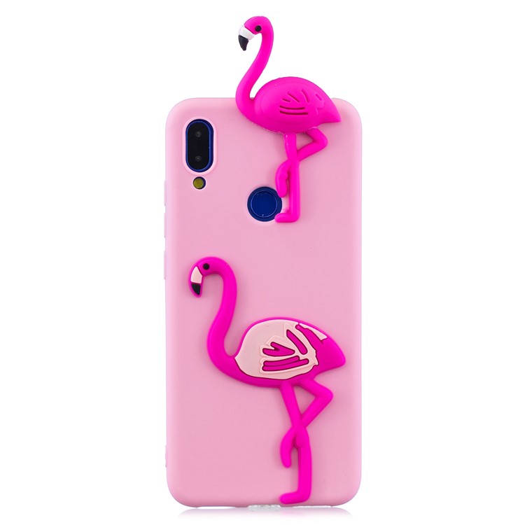 Funda Protectora De Gel De TPU 3D Para Xiaomi Redmi 7 - Flamenco-2