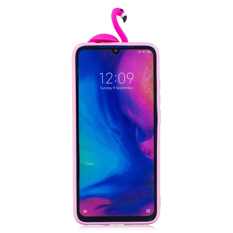 Funda Protectora De Gel De TPU 3D Para Xiaomi Redmi 7 - Flamenco-3