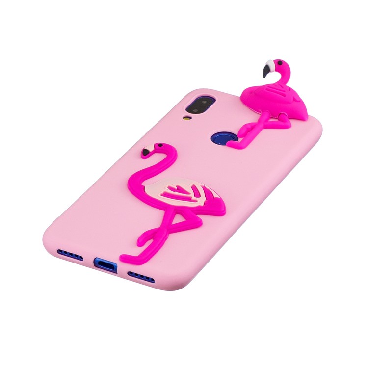 Funda Protectora De Gel De TPU 3D Para Xiaomi Redmi 7 - Flamenco-4