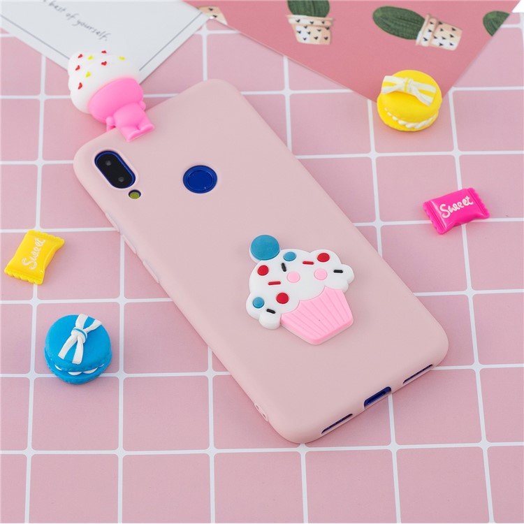 Funda Protectora De Gel De TPU 3D Para Xiaomi Redmi 7 - Helado-6