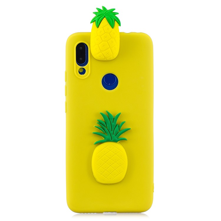 Funda Protectora De Gel De TPU 3D Para Xiaomi Redmi 7 - Piña-2