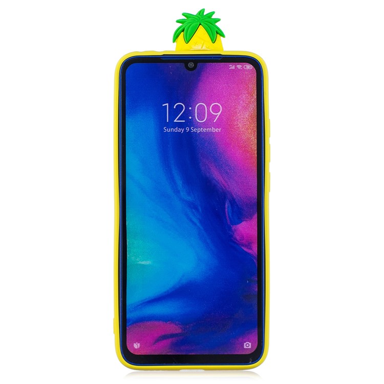 Funda Protectora De Gel De TPU 3D Para Xiaomi Redmi 7 - Piña-3