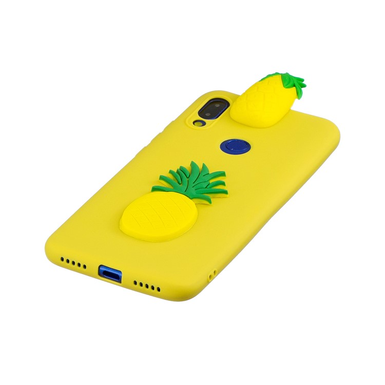 Funda Protectora De Gel De TPU 3D Para Xiaomi Redmi 7 - Piña-4