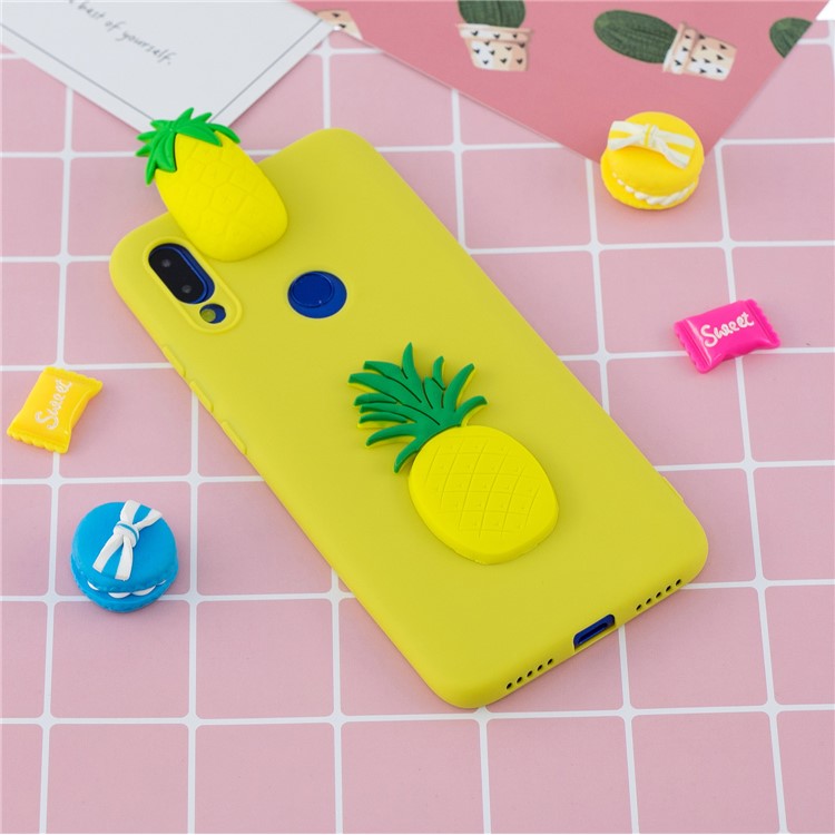 Funda Protectora De Gel De TPU 3D Para Xiaomi Redmi 7 - Piña-6