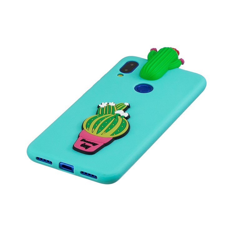 Funda Protectora De Gel De TPU 3D Para Xiaomi Redmi 7 - Cactus-4